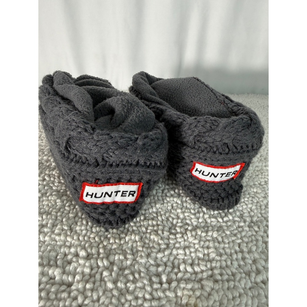 Hunter Grey Fleece Boot Liners Cable Knit Cuff Tall Rain Boot‎ Socks Mens Womens